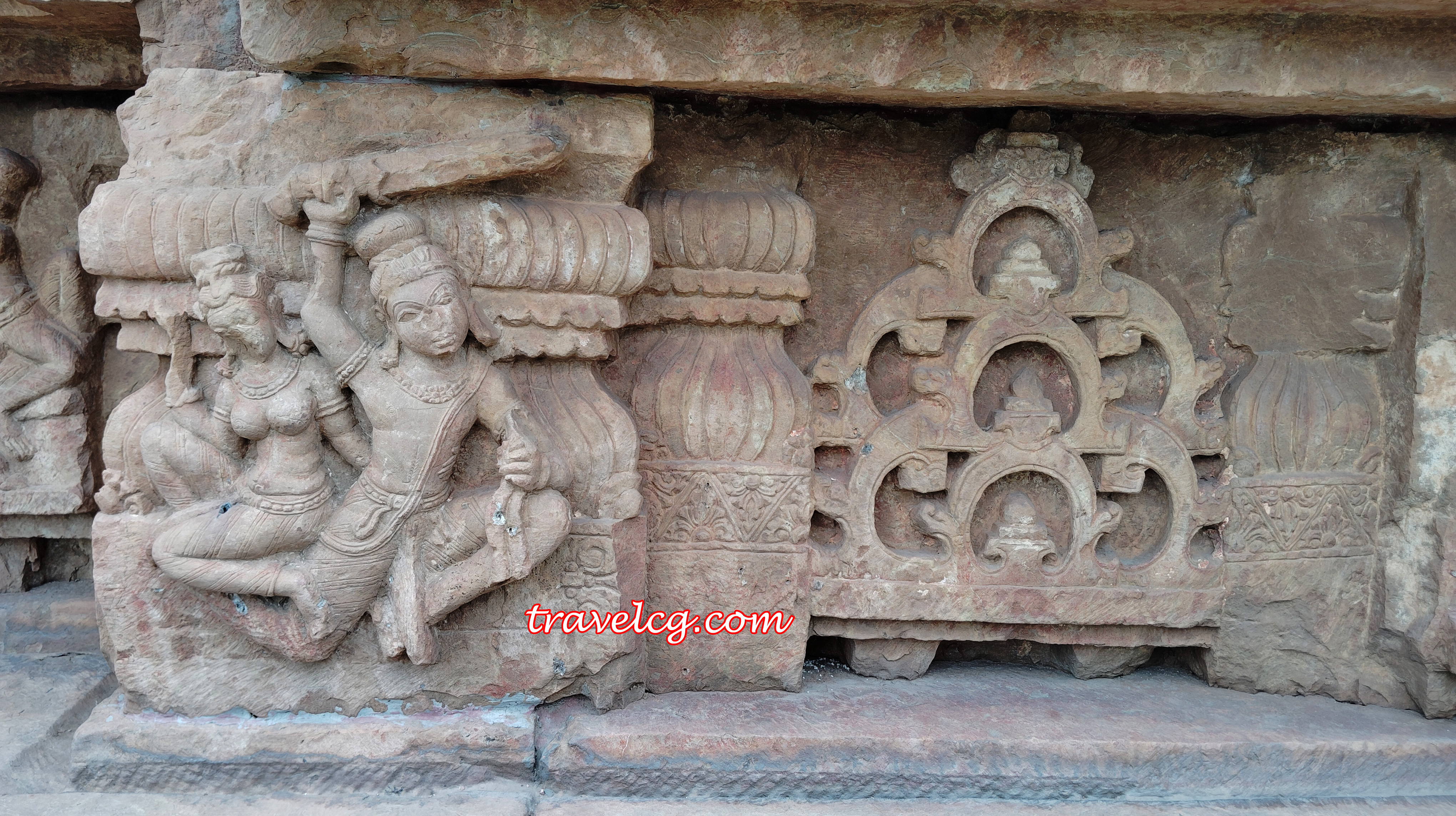ancient sculpture in bhim kichak (Deur Mandir) malhar