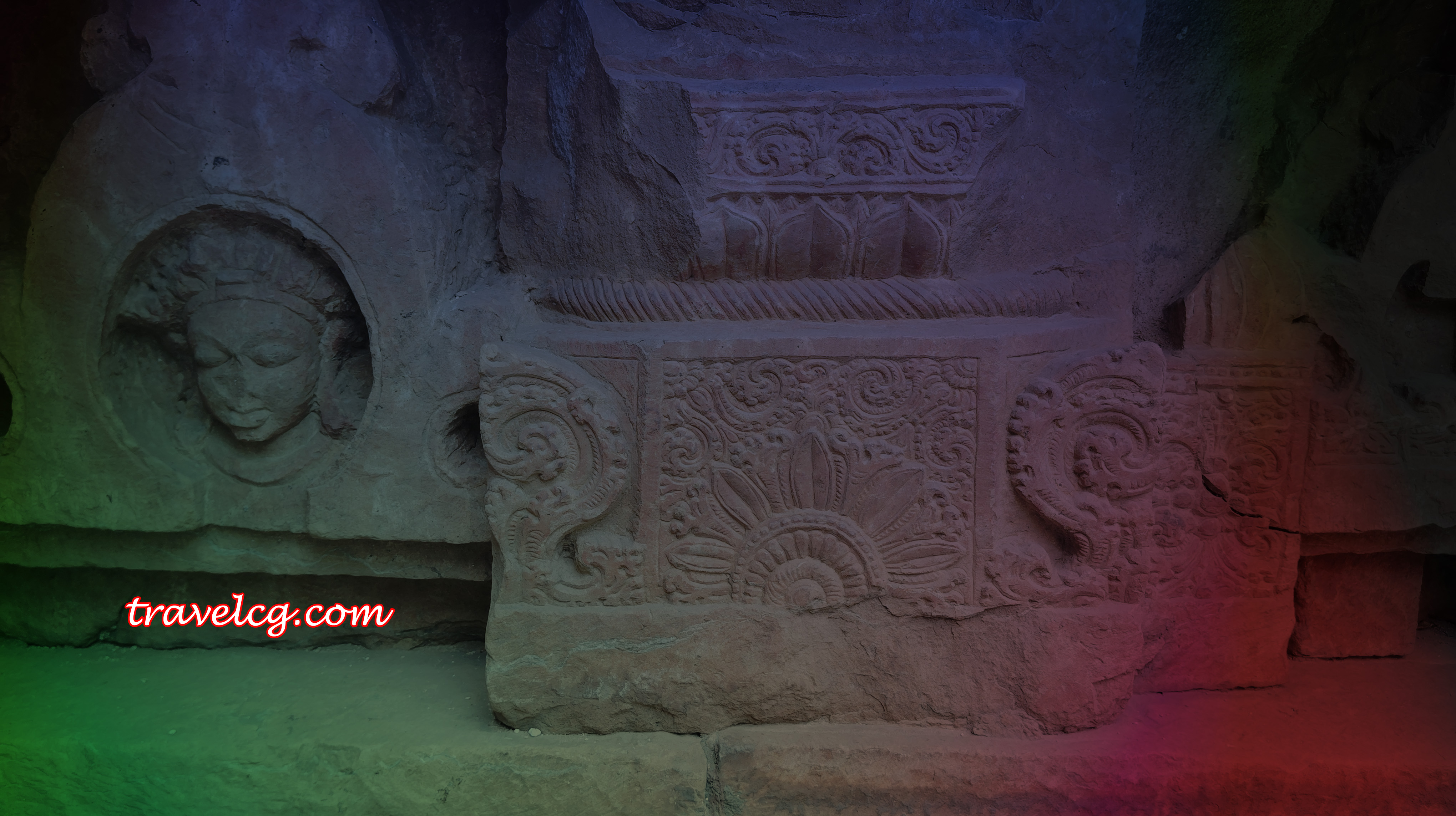 ancient sculpture in bhim kichak (Deur Mandir) malhar