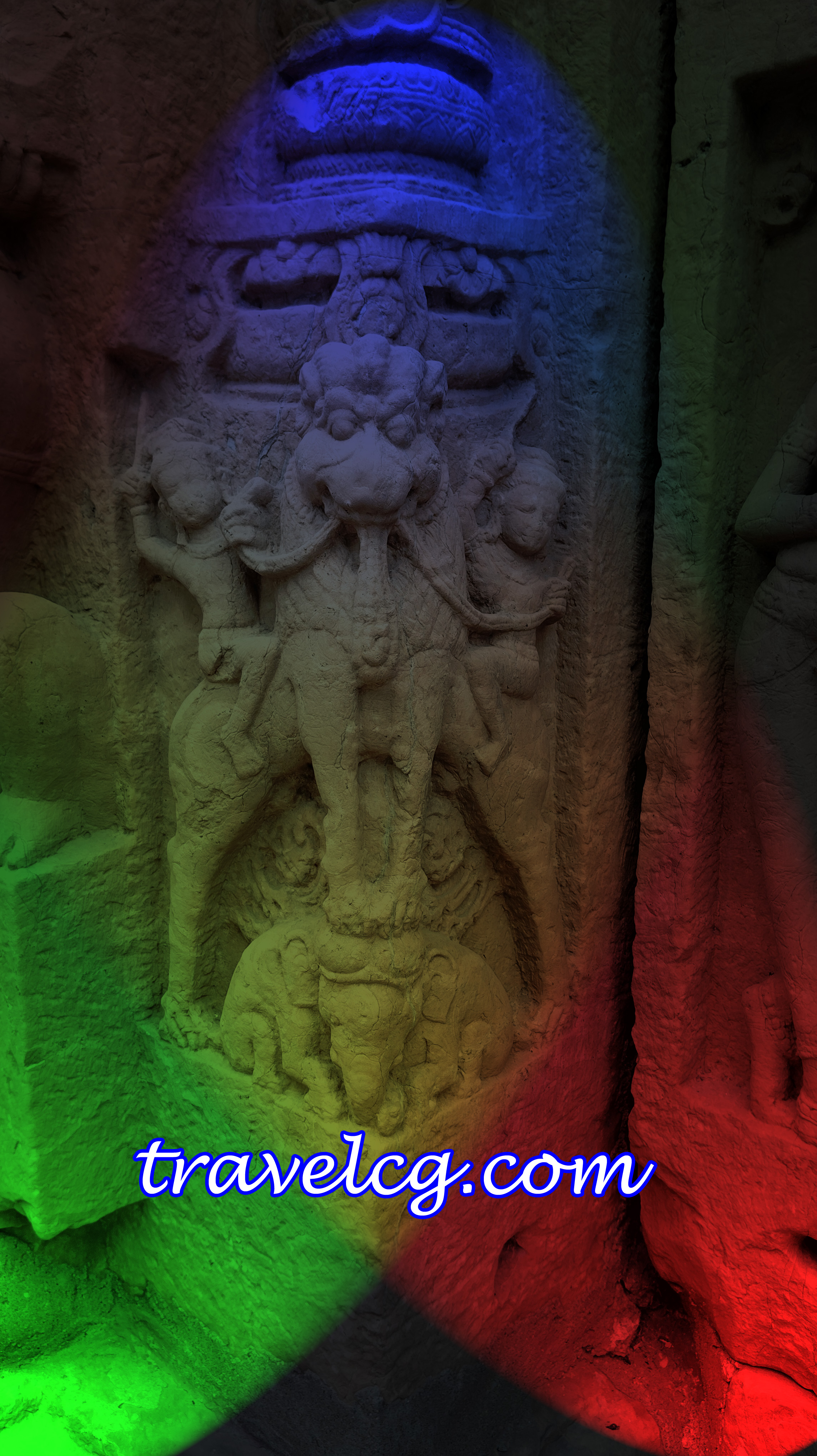 ancient sculpture in bhim kichak (Deur Mandir) malhar