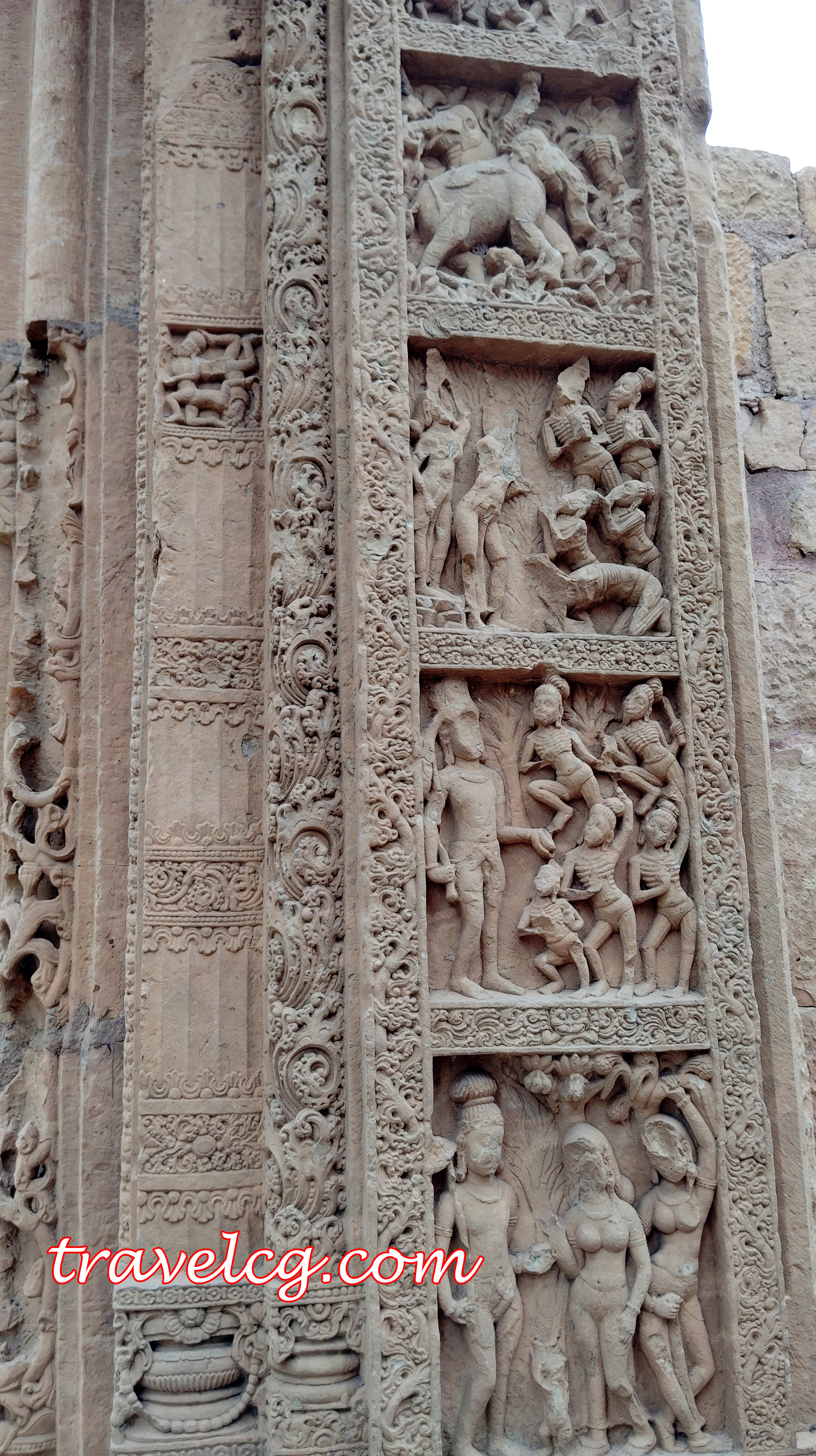 ancient sculpture in bhim kichak (Deur Mandir) malhar