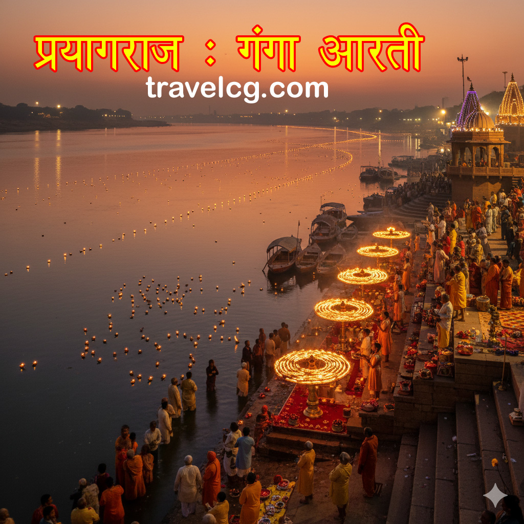 ganaga aarti in prayagraj