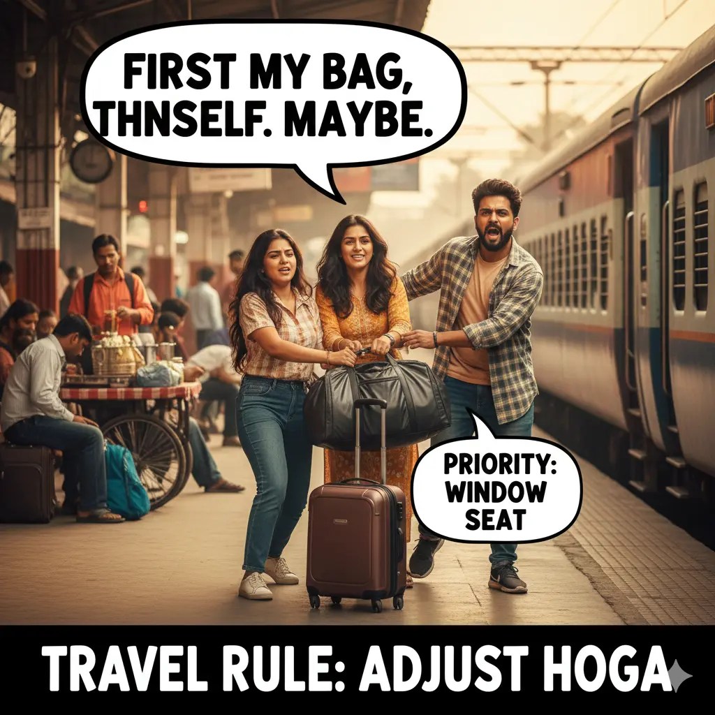 Trending Indian Desi Humour Travel captions