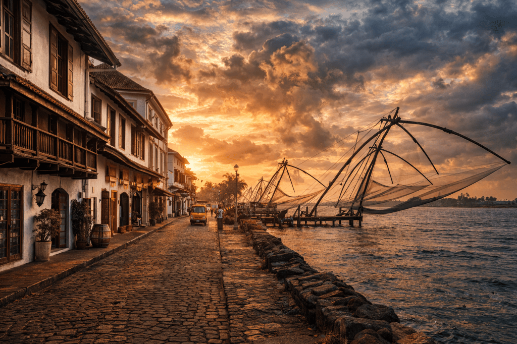 kerala fishing fort kochi views