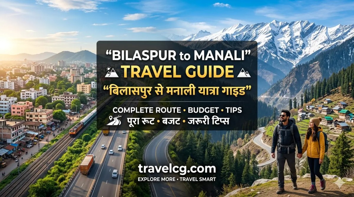 बिलासपुर (छत्तीसगढ़) से मनाली यात्रा&nbsp;गाइड