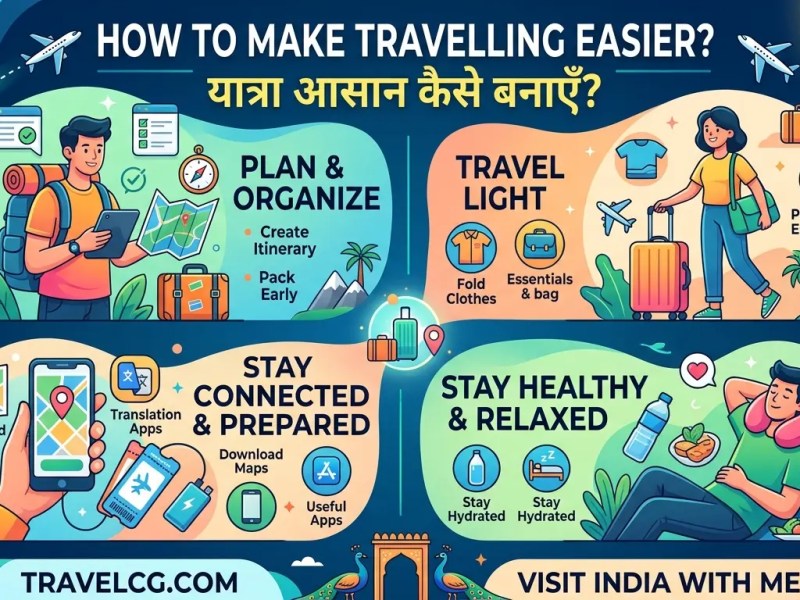 यात्रा आसान कैसे&nbsp;बनाएँ