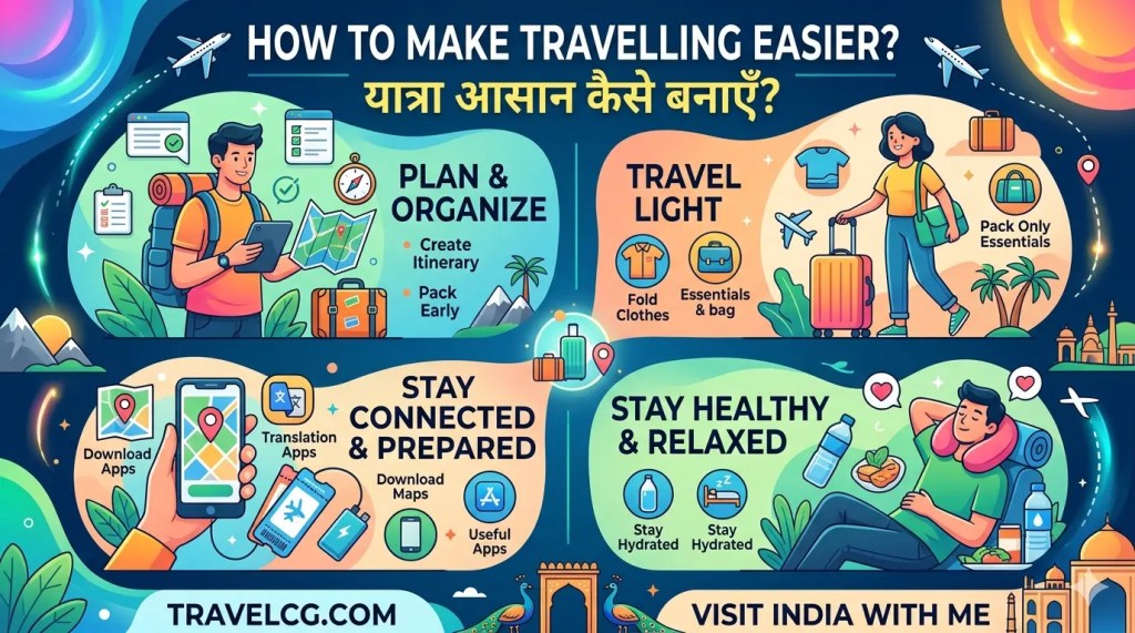 यात्रा आसान कैसे&nbsp;बनाएँ