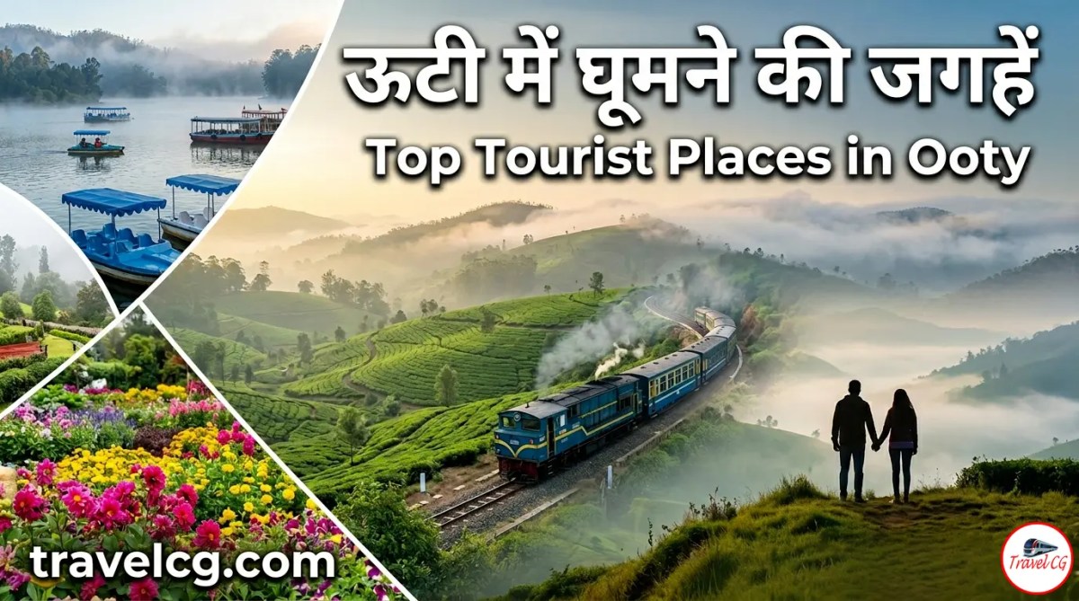 ऊटी में घूमने की&nbsp;जगहें