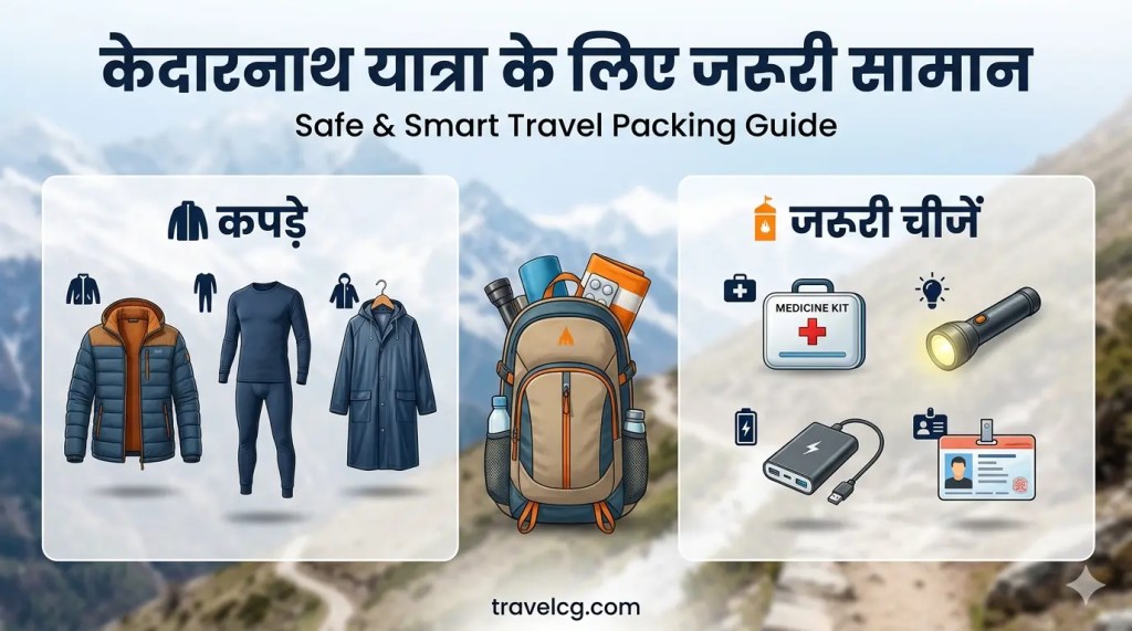 essentials for kedarnath yatra