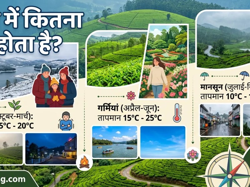 ऊटी में कितना ठंड है? (How Cold is Ooty?) – ट्रैवलर्स के लिए सम्पूर्ण&nbsp;गाइड