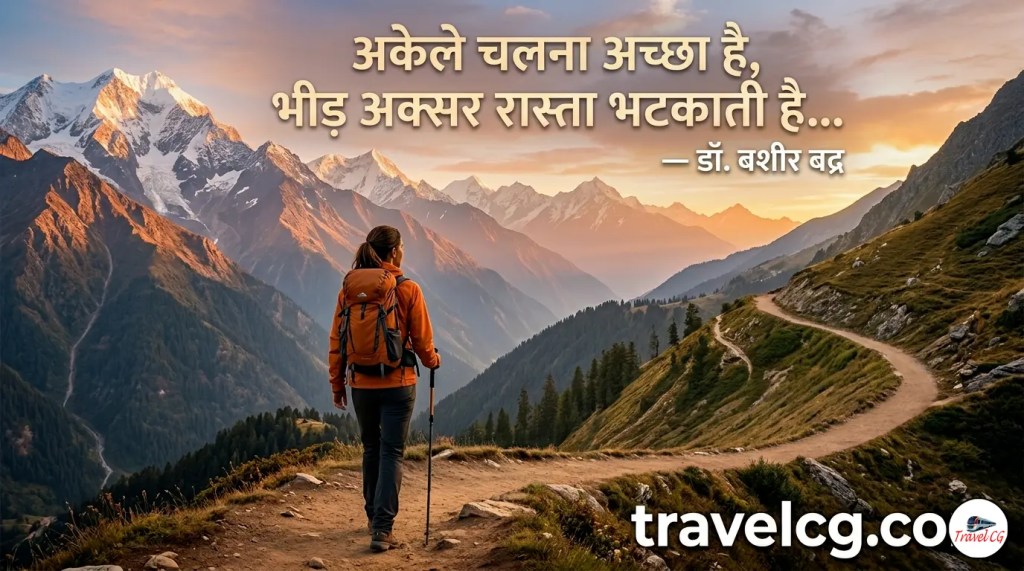 akelepan par shayari akele chalna thik hai bheed aksar rasta bhatkati hai