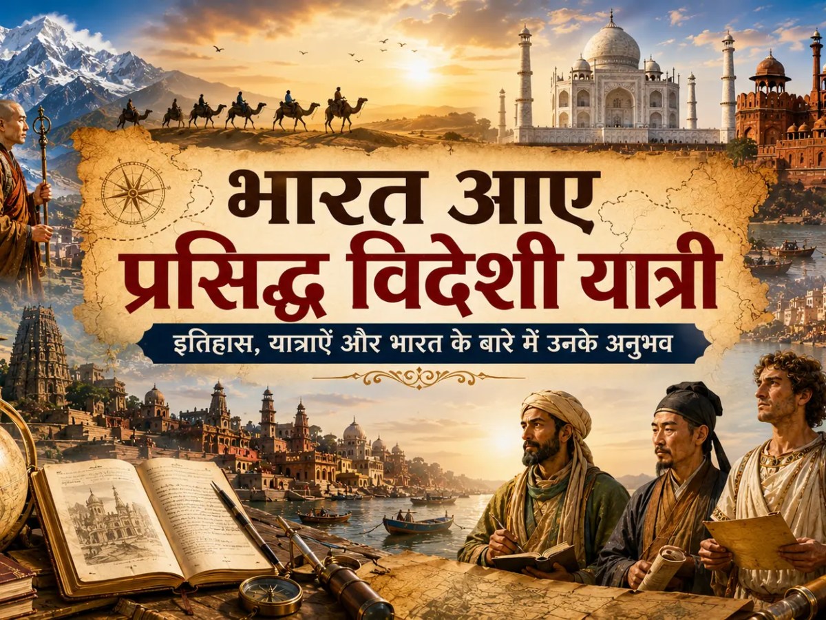 भारत आए प्रसिद्ध विदेशी यात्री – इतिहास, यात्राएँ और भारत के बारे में उनके&nbsp;अनुभव