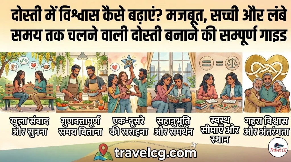 दोस्ती में विश्वास कैसे बढ़ाएं? मजबूत, सच्ची और लंबे समय तक चलने वाली दोस्ती बनाने की सम्पूर्ण&nbsp;गाइड