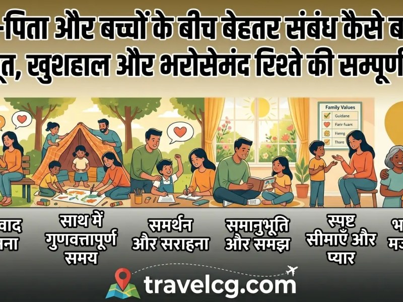 माता-पिता और बच्चों के बीच बेहतर संबंध कैसे बनाएं? मजबूत, खुशहाल और भरोसेमंद रिश्ते की सम्पूर्ण&nbsp;गाइड