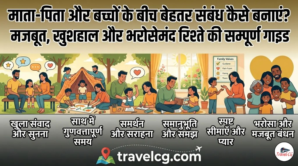 माता-पिता और बच्चों के बीच बेहतर संबंध कैसे बनाएं? मजबूत, खुशहाल और भरोसेमंद रिश्ते की सम्पूर्ण गाइड