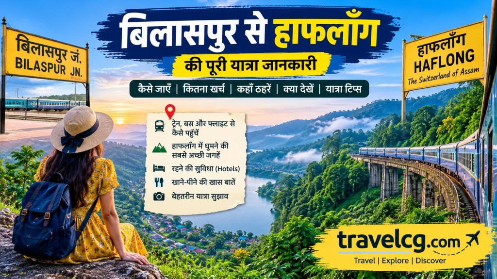 Bilaspur से Haflong की पूरी यात्रा जानकारी