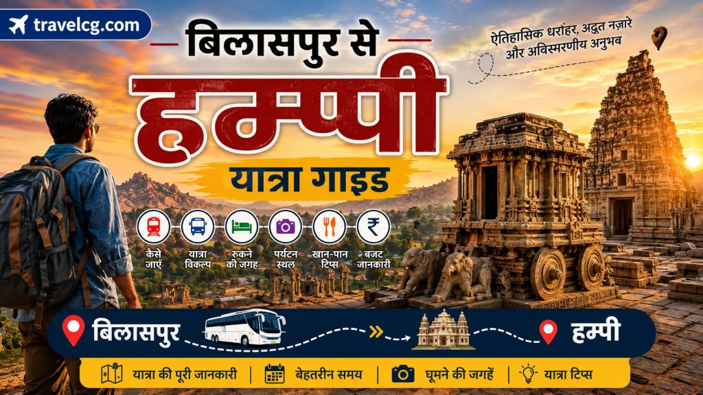 बिलासपुर से हम्पी यात्रा गाइड