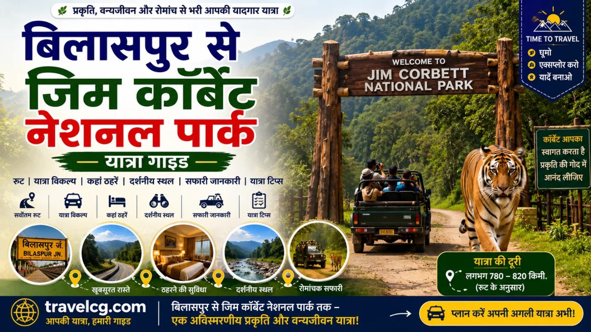 बिलासपुर से जिम कॉर्बेट नेशनल पार्क यात्रा&nbsp;गाइड