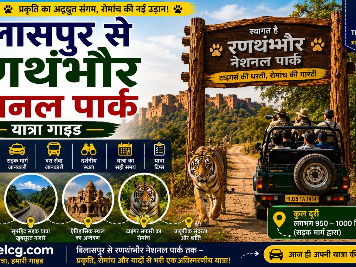 बिलासपुर से रणथंभौर नेशनल पार्क की यात्रा&nbsp;गाइड