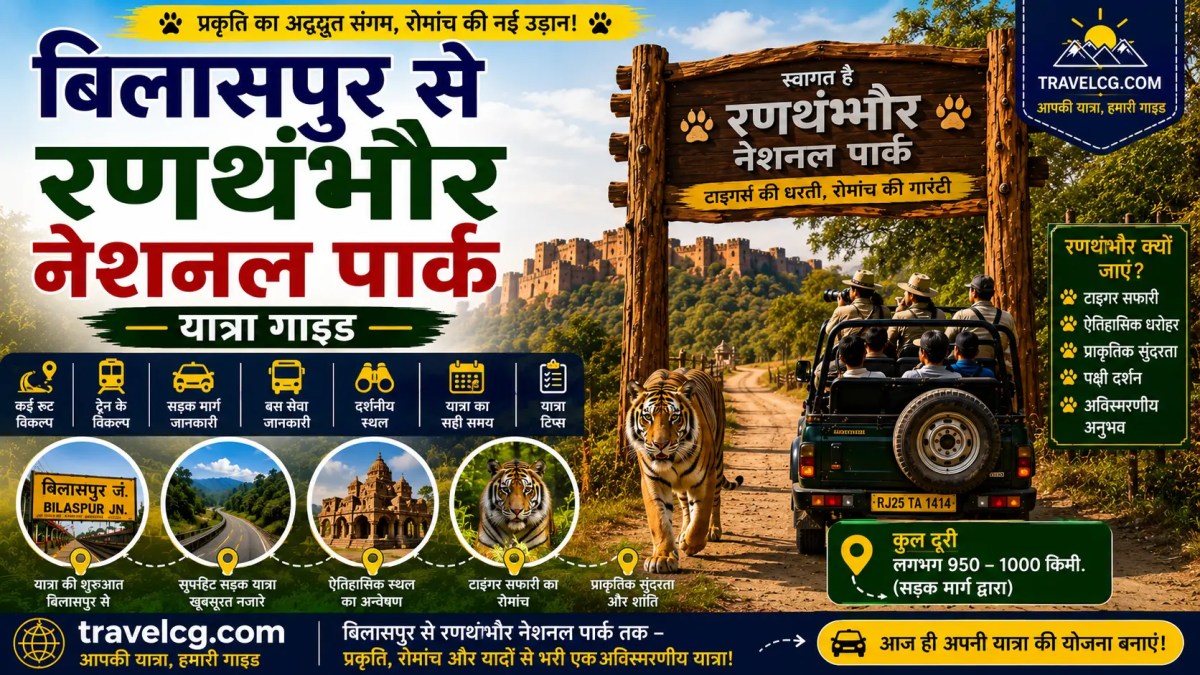 बिलासपुर से रणथंभौर नेशनल पार्क की यात्रा&nbsp;गाइड