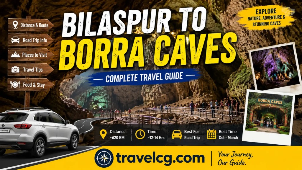 Bilaspur to Borra Caves Travel Guide