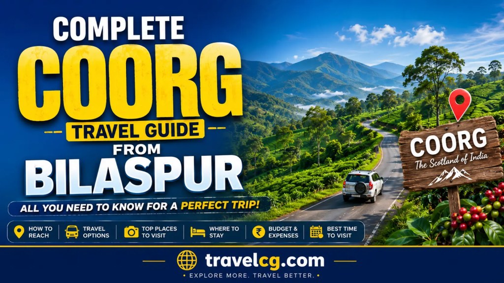 Bilaspur to Coorg Travel Guide