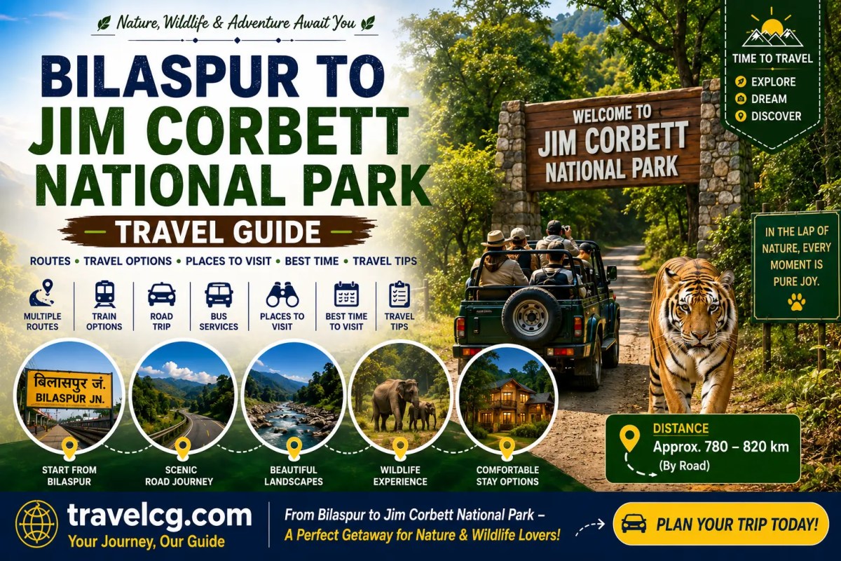 Bilaspur to Jim Corbett National Park Travel&nbsp;Guide