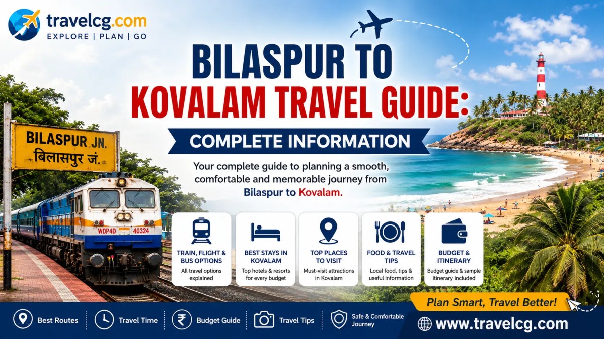 Bilaspur to Kovalam Travel&nbsp;Guide
