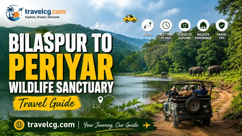 Bilaspur to Periyar Wildlife Sanctuary Travel Guide