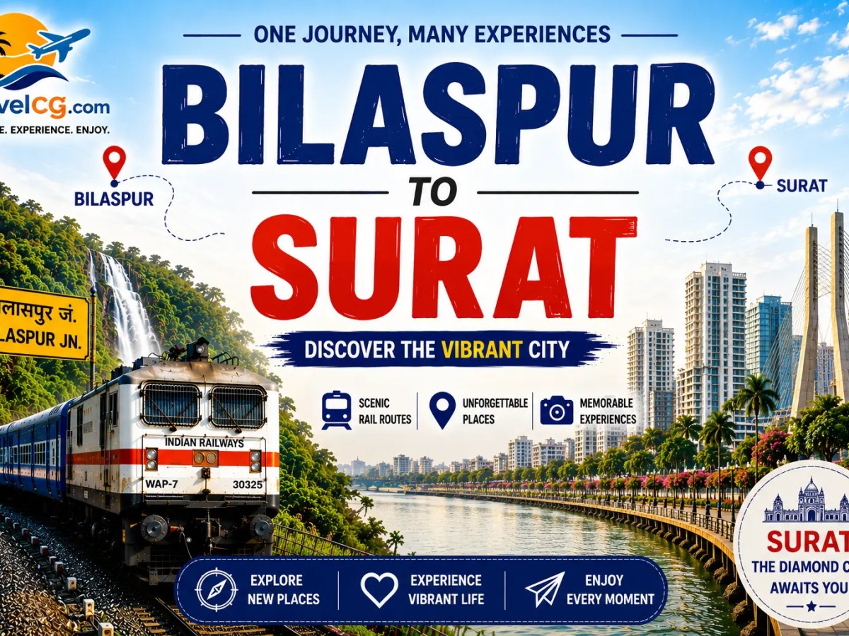 Bilaspur to Surat – Complete Travel&nbsp;Guide