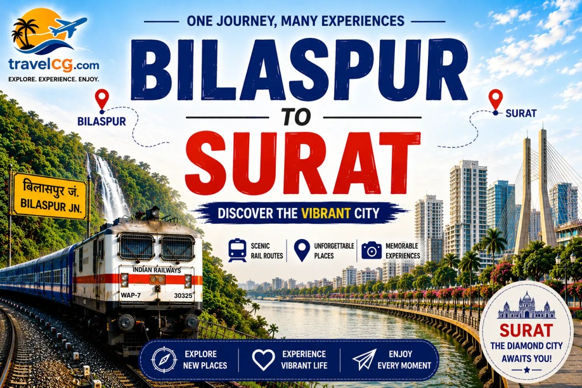 Bilaspur to Surat – Complete Travel&nbsp;Guide