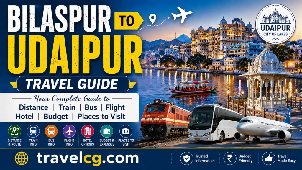 Bilaspur to Udaipur Travel&nbsp;Guide