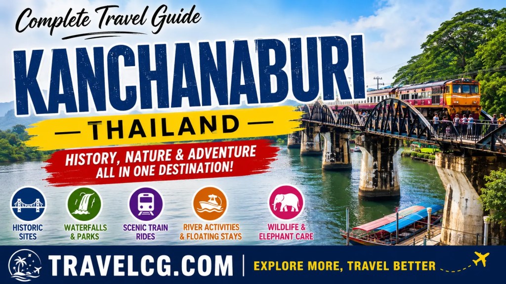 Kanchanaburi Travel Guide: Best Places to Visit, Things to Do, History, Food, Weather & Travel Tips